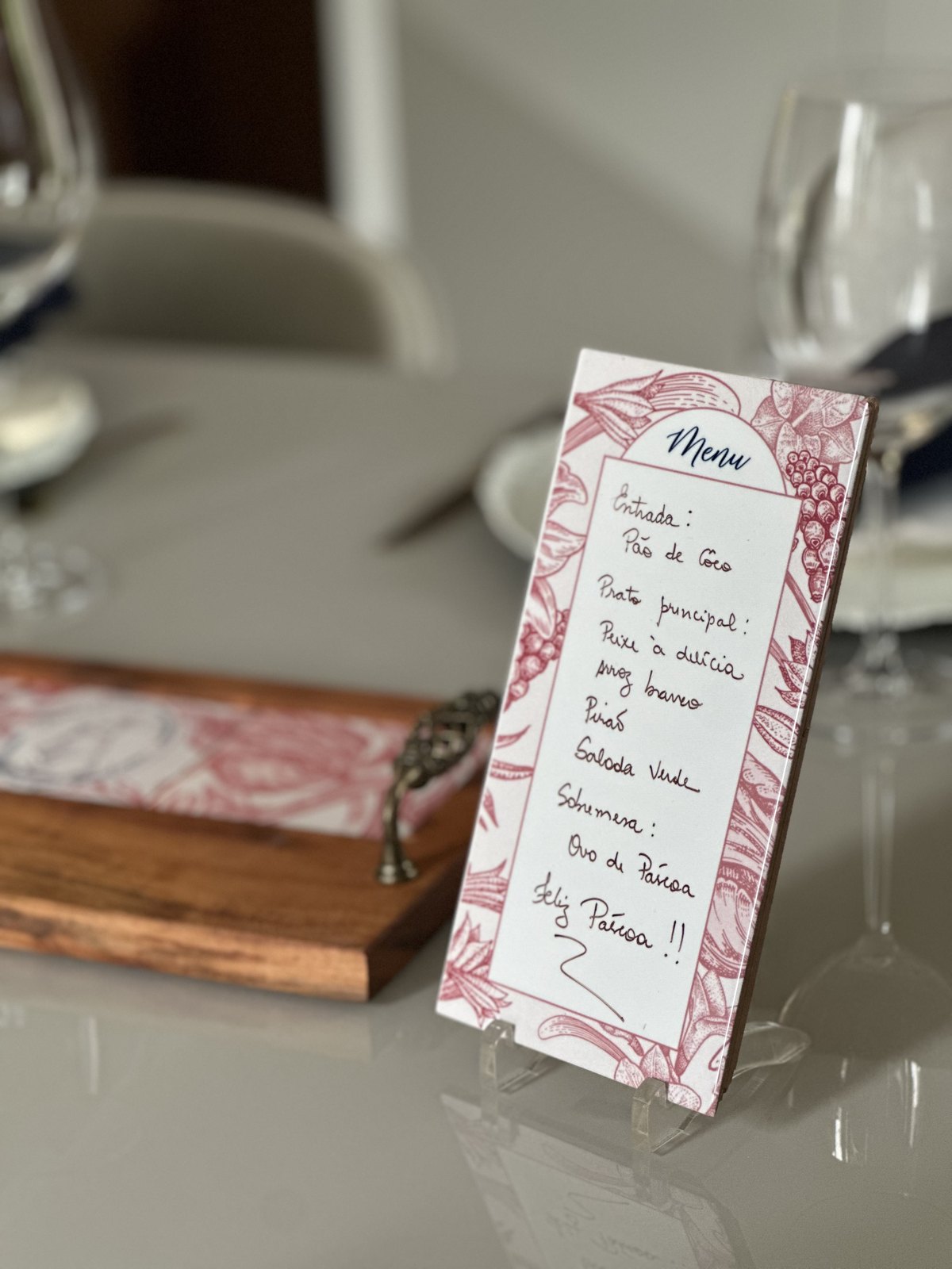 Menu de Páscoa